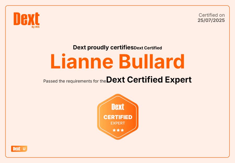 Dext certified practice